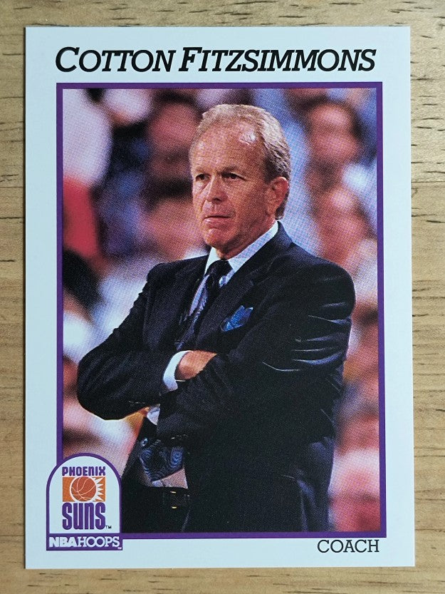 1991-92 Hoops #241 Cotton Fitzsimmons CO