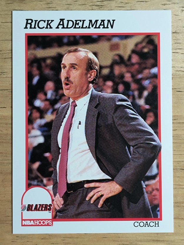 1991-92 Hoops #242 Rick Adelman CO (NM)