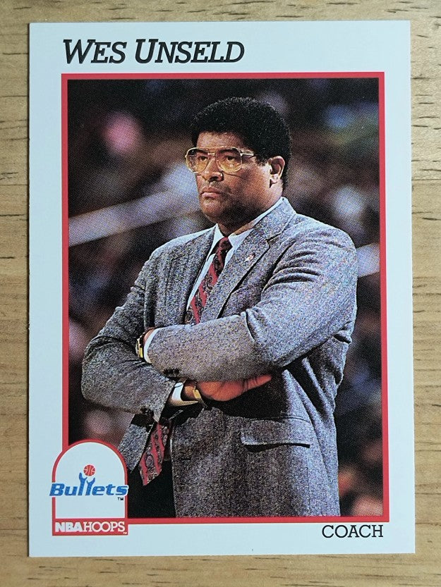 1991-92 Hoops #247 Wes Unseld CO