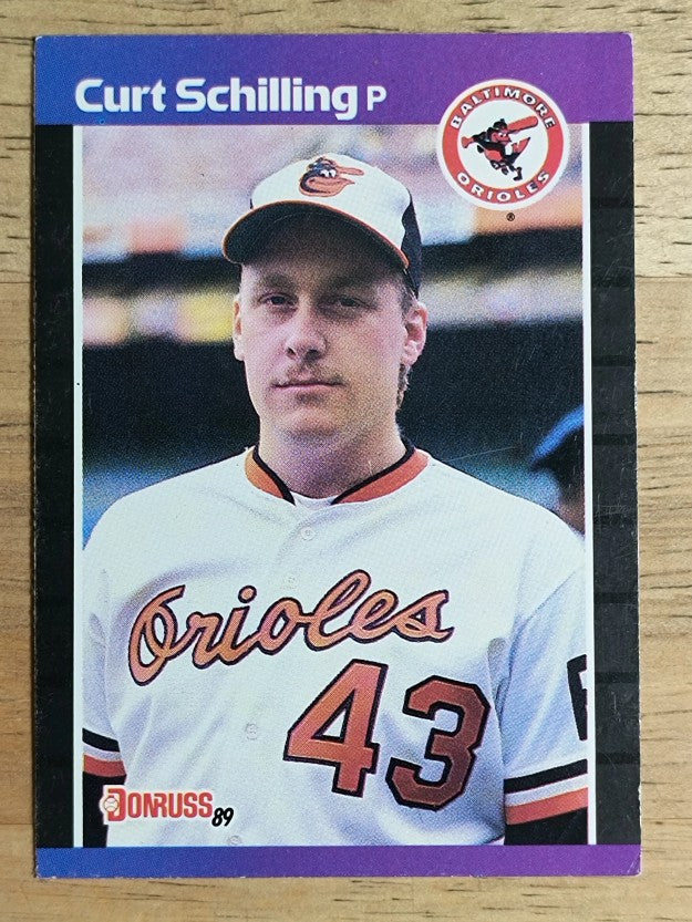 1989 Donruss #635 Curt Schilling DP RC (EX)