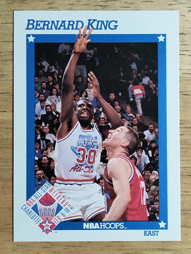 1991-92 Hoops #254 Bernard King AS