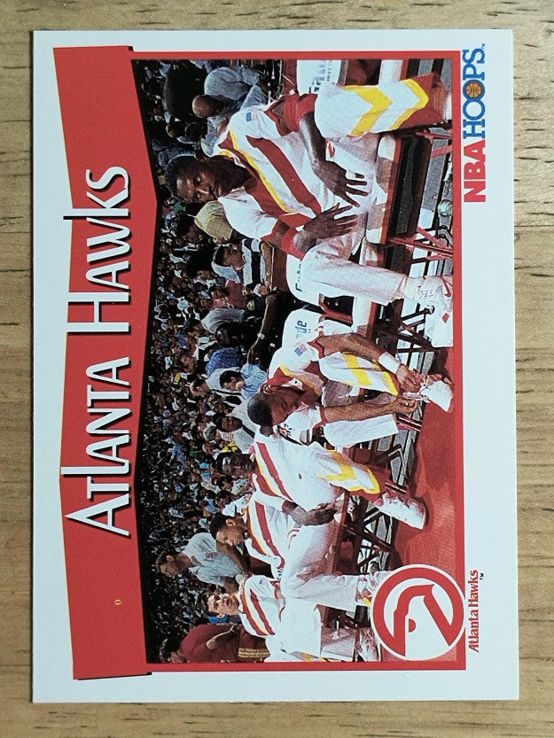 1991-92 Hoops #274 Atlanta Hawks TC