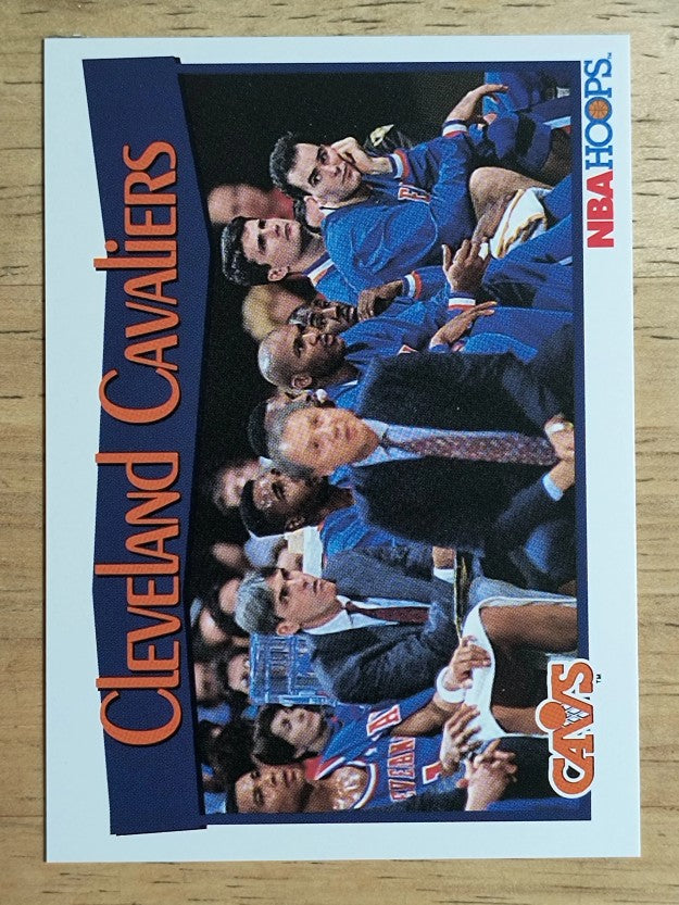 1991-92 Hoops #278 Cleveland Cavaliers TC