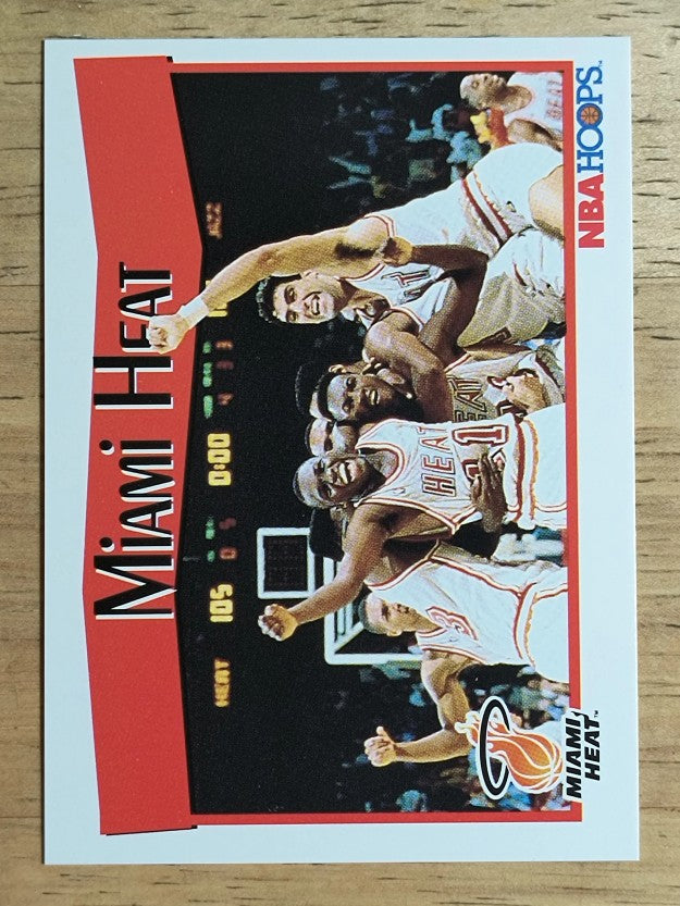 1991-92 Hoops #287 Miami Heat TC