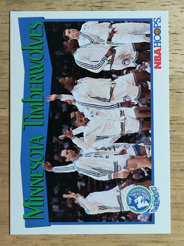 1991-92 Hoops #289 Minnesota Timberwolves TC