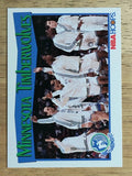1991-92 Hoops #289 Minnesota Timberwolves TC