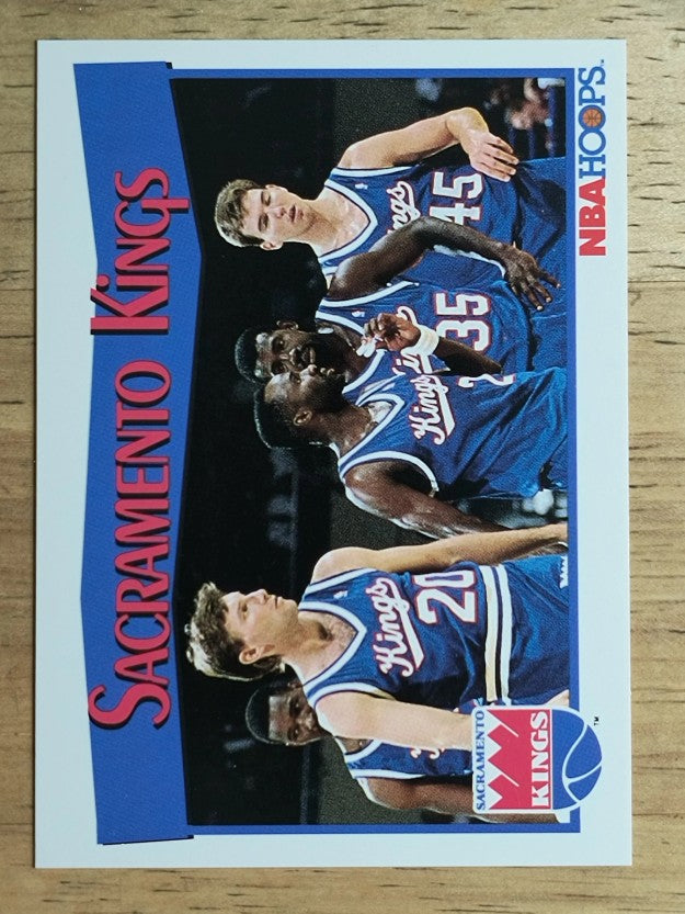 1991-92 Hoops #296 Sacramento Kings TC