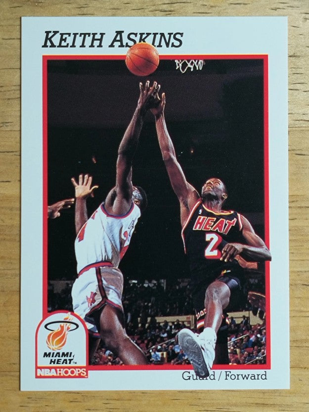 1991-92 Hoops #386 Keith Askins RC