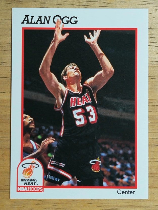 1991-92 Hoops #388 Alan Ogg