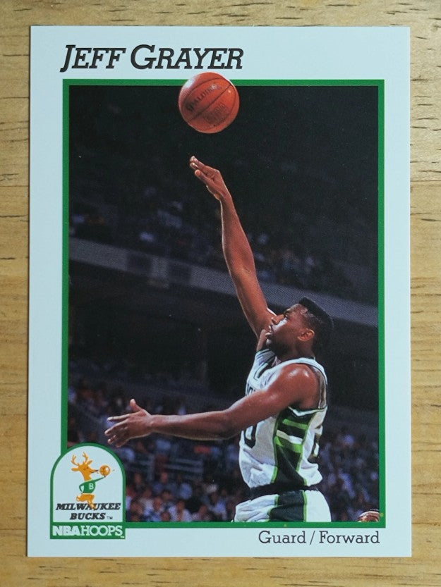 1991-92 Hoops #391 Jeff Grayer