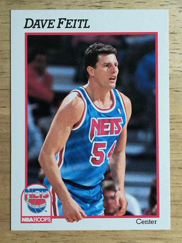 1991-92 Hoops #399 Dave Feitl RC