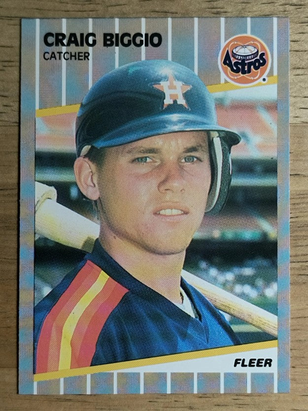 1989 Fleer #353 Craig Biggio RC