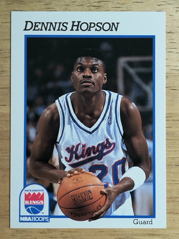 1991-92 Hoops #426 Dennis Hopson