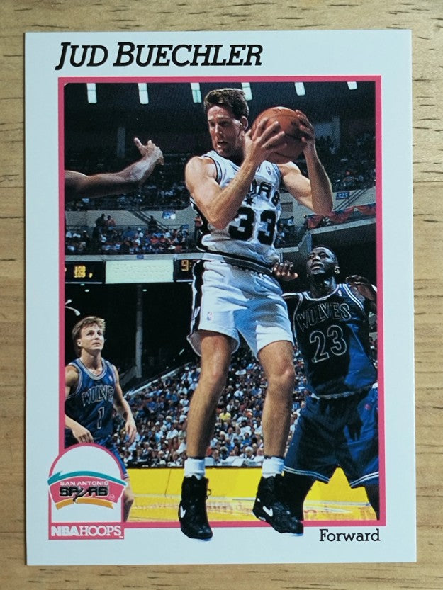 1991-92 Hoops #432 Jud Buechler
