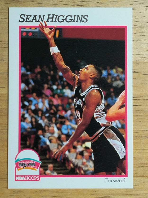1991-92 Hoops #435 Sean Higgins RC