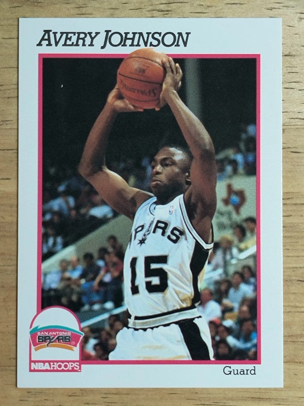 1991-92 Hoops #436 Avery Johnson