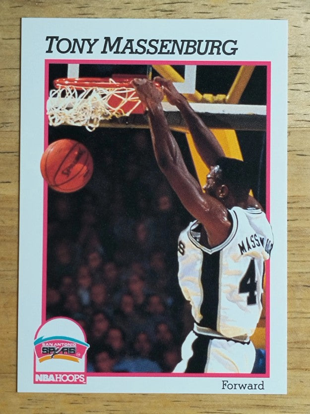 1991-92 Hoops #437 Tony Massenburg