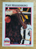 1991-92 Hoops #437 Tony Massenburg