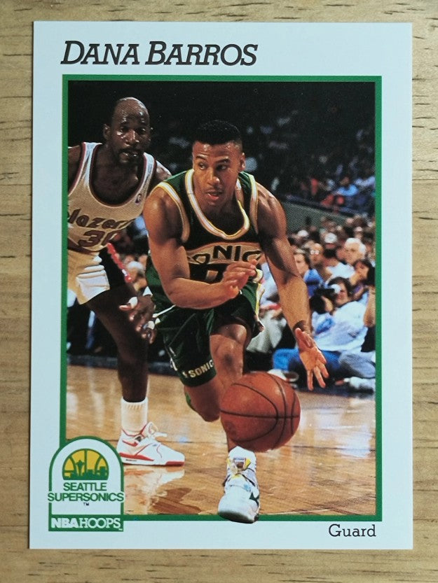 1991-92 Hoops #438 Dana Barros