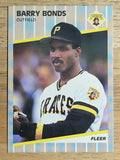 1989 Fleer #202 Barry Bonds