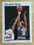 1991-92 Hoops #442 Delaney Rudd
