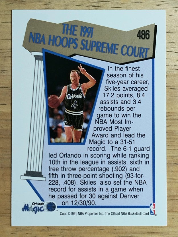 1991-92 Hoops #486 Scott Skiles SC
