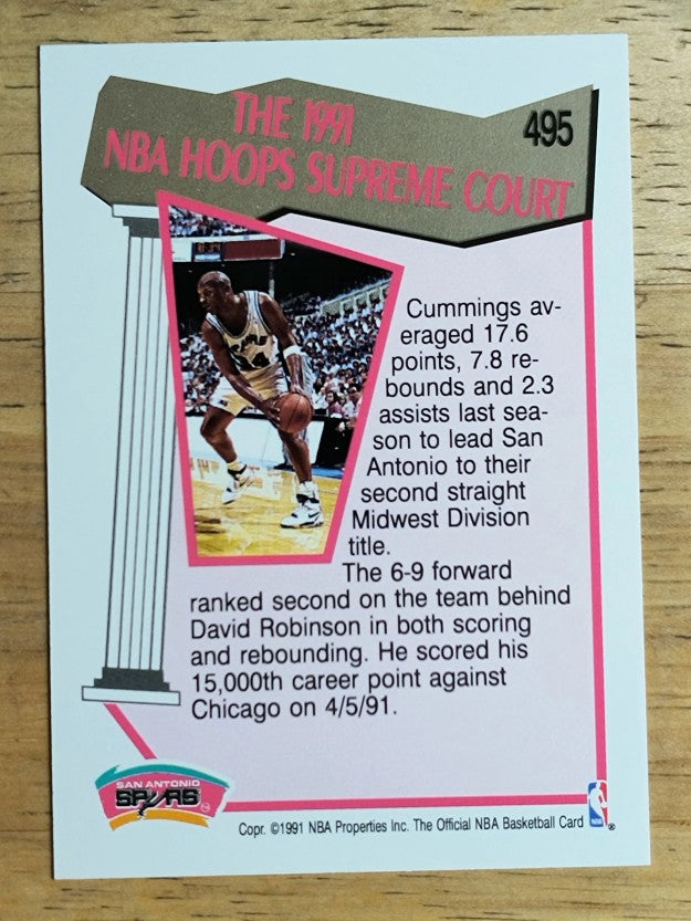 1991-92 Hoops #495 Terry Cummings SC