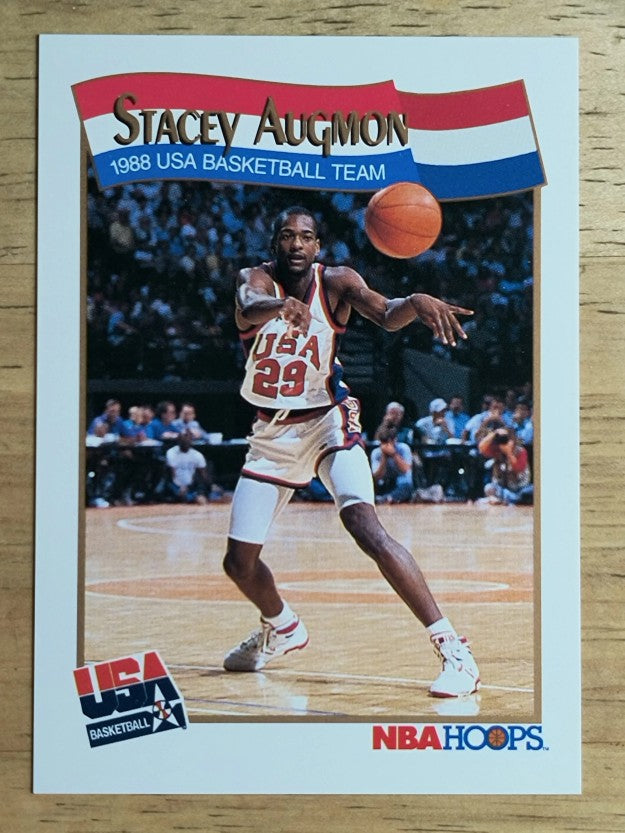1991-92 Hoops #566 Stacey Augmon USA