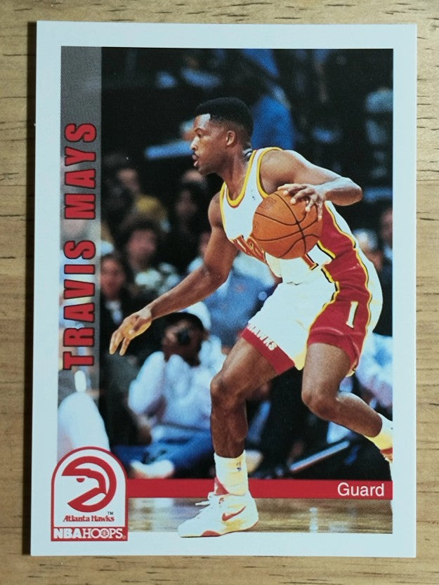 1992-93 Hoops #353 Travis Mays