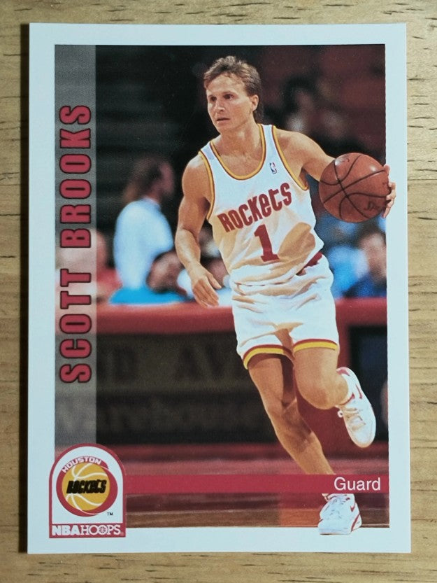 1992-93 Hoops #390 Scott Brooks