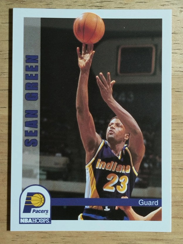 1992-93 Hoops #396 Sean Green