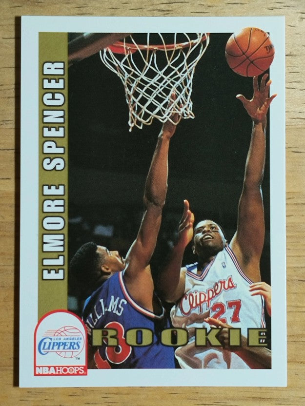 1992-93 Hoops #404 Elmore Spencer RC