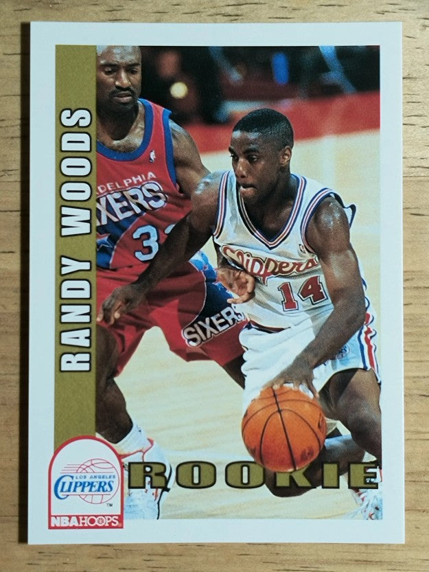 1992-93 Hoops #407 Randy Woods RC