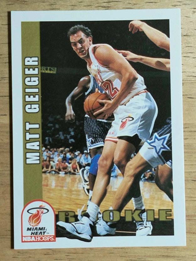 1992-93 Hoops #412 Matt Geiger RC