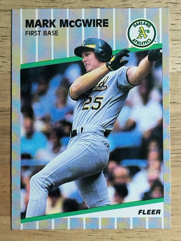 1989 Fleer #17 Mark McGwire