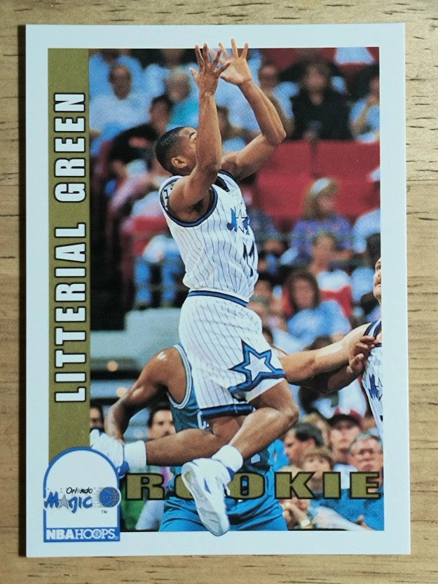 1992-93 Hoops #440 Litterial Green RC