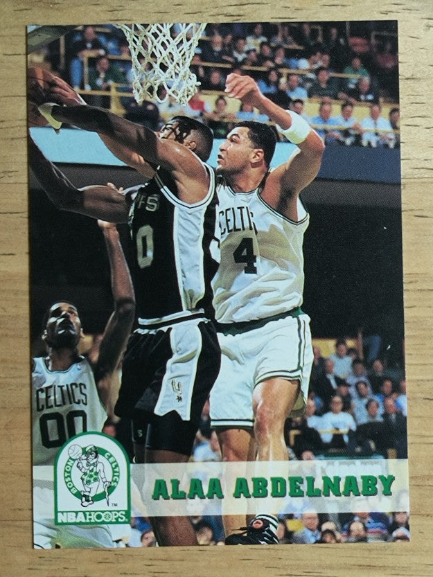 1993-94 Hoops #9 Alaa Abdelnaby