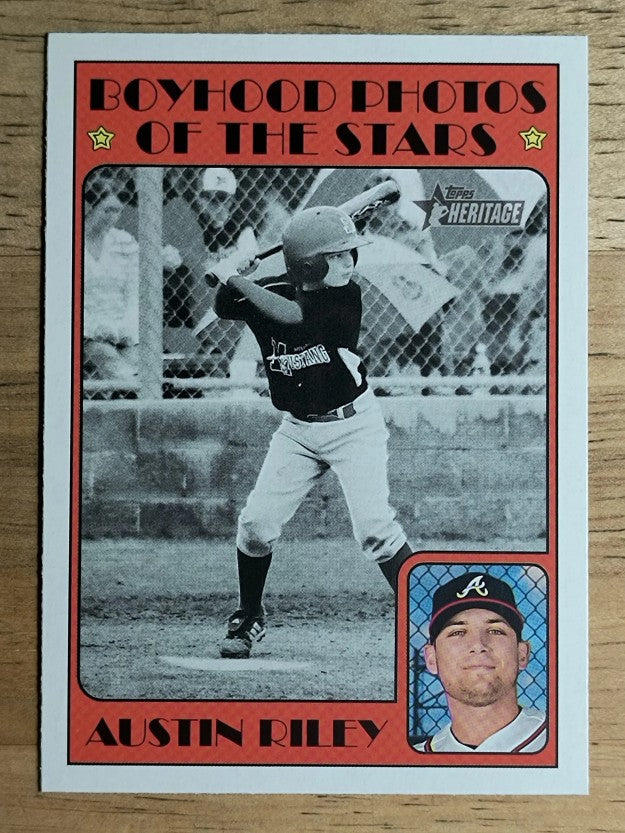 2021 Topps Heritage #150 Austin Riley KP