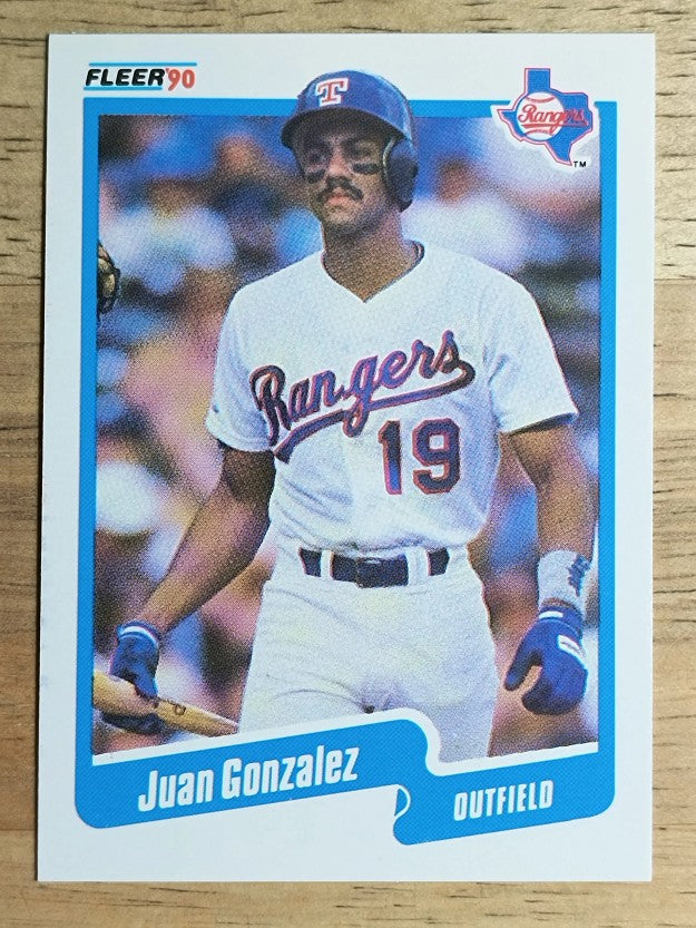 1990 Fleer #297 Juan Gonzalez RC