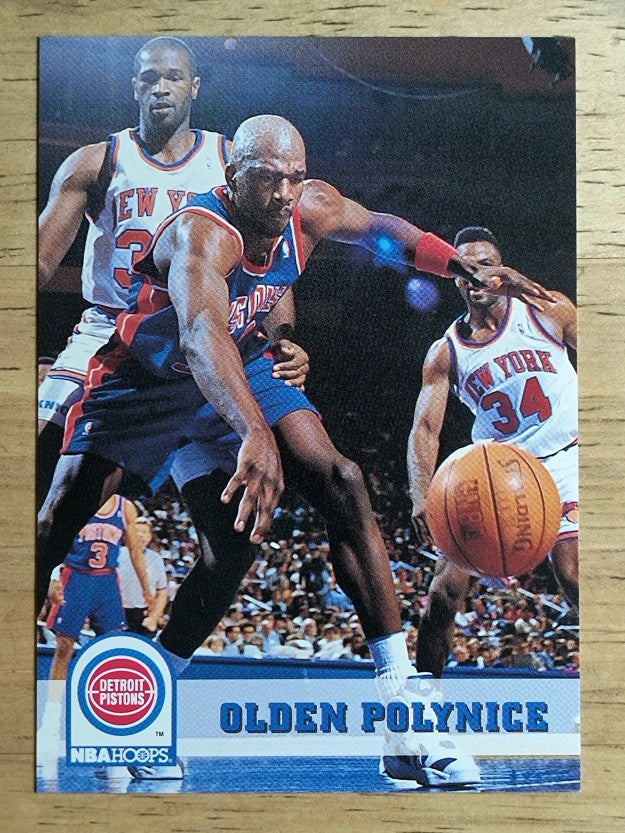 1993-94 Hoops #64 Olden Polynice