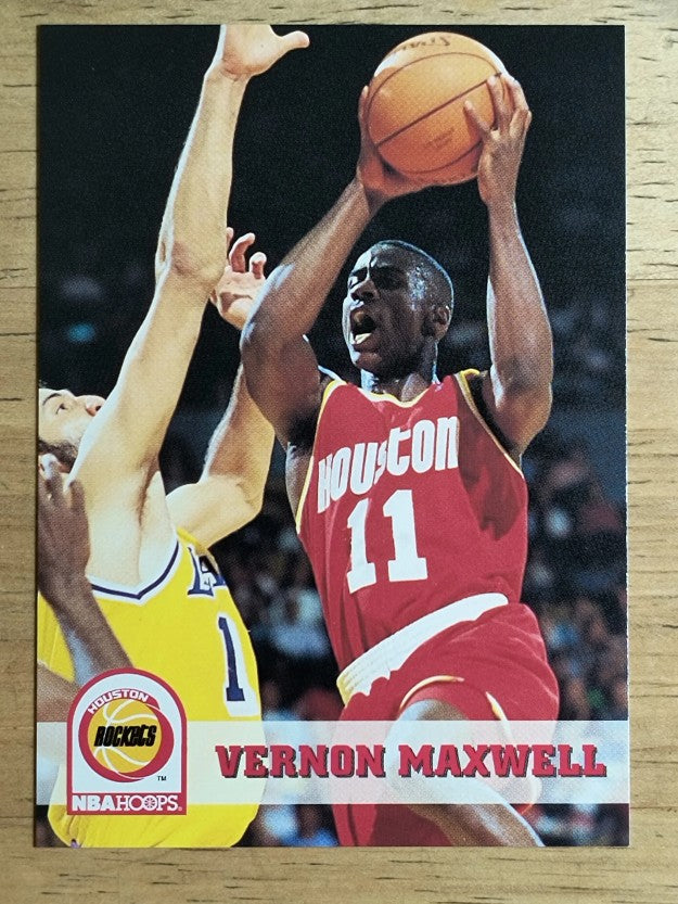 1993-94 Hoops #80 Vernon Maxwell