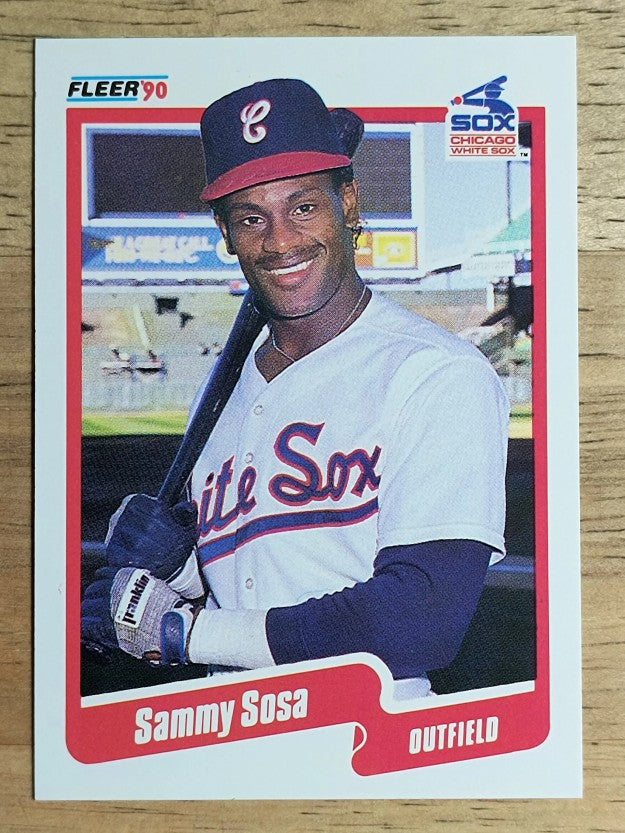 1990 Fleer #548 Sammy Sosa RC
