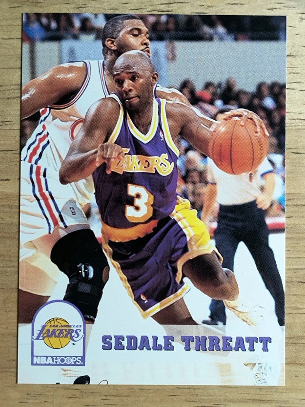 1993-94 Hoops #109 Sedale Threatt