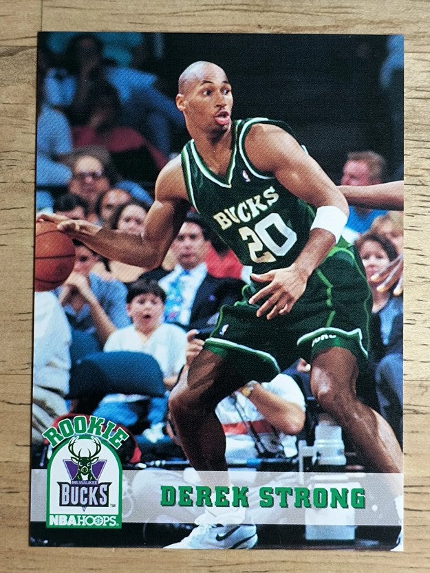 1993-94 Hoops #127 Derek Strong RC