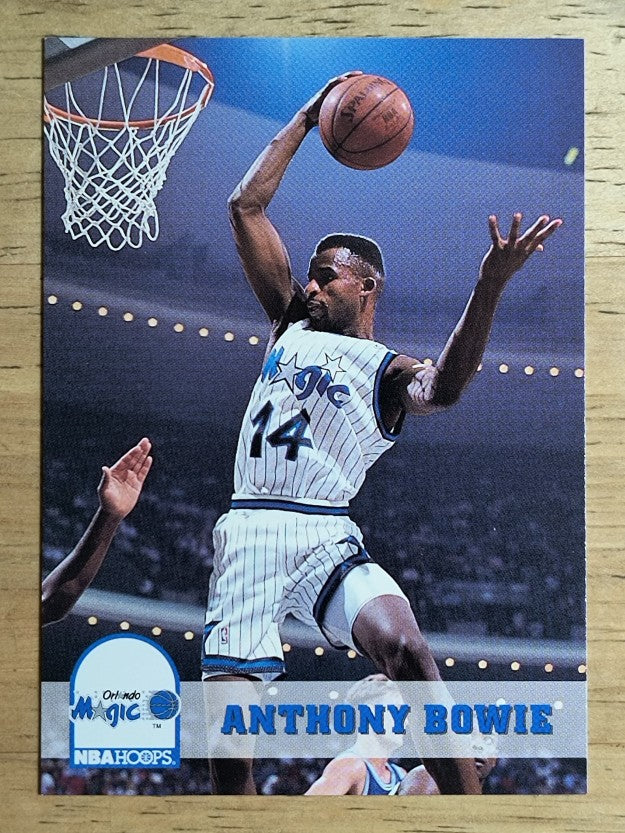 1993-94 Hoops #153 Anthony Bowie