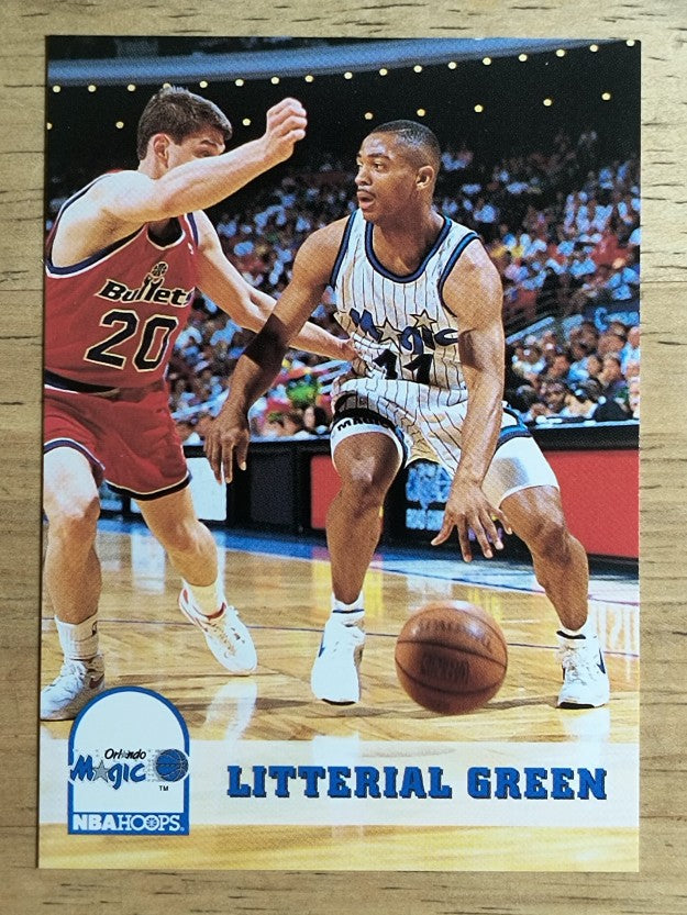 1993-94 Hoops #154 Litterial Green