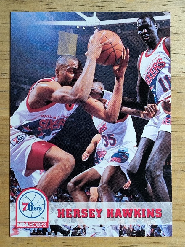 1993-94 Hoops #163 Hersey Hawkins