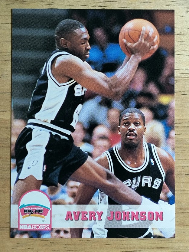 1993-94 Hoops #201 Avery Johnson