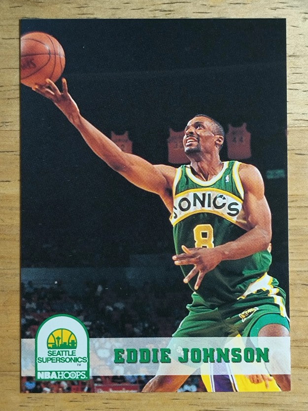 1993-94 Hoops #206 Eddie Johnson