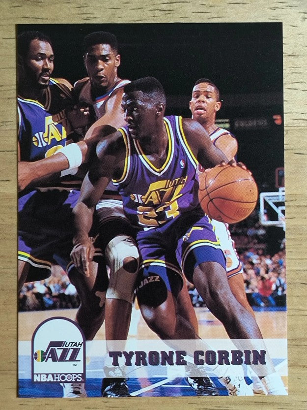 1993-94 Hoops #214 Tyrone Corbin